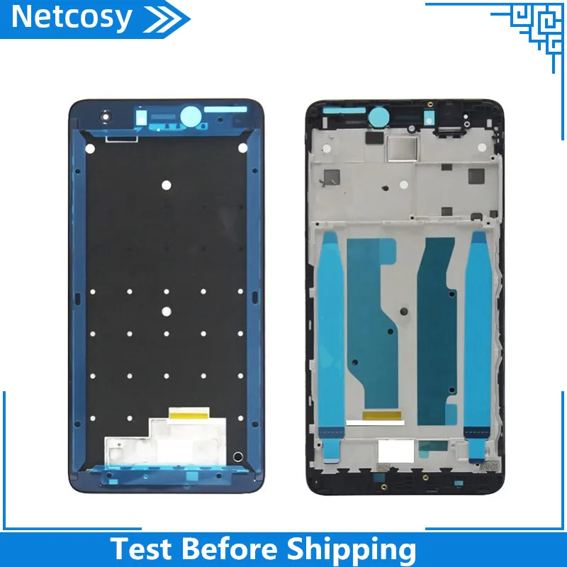 Netcosy для Redmi Note 4x передний ЖК корпус средняя рамка лицевой панели Запасные детали