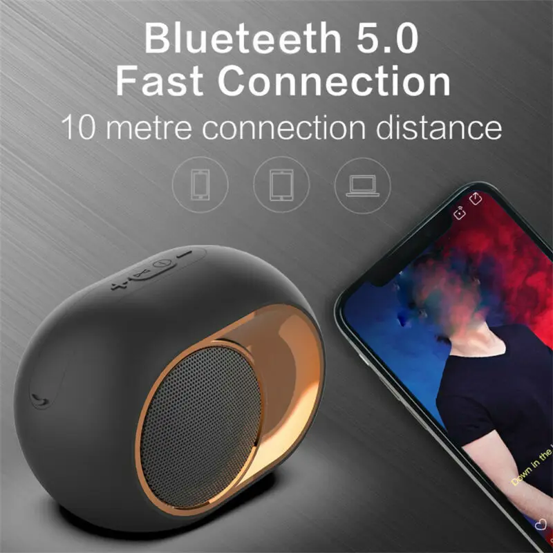 Новинка 2020 Модная Портативная Компактная Беспроводная Bluetooth-Колонка 108 дБ |