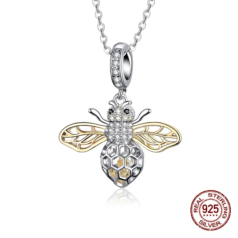 Подвеска из серебра 925 пробы с фианитами для браслета | Украшения и аксессуары