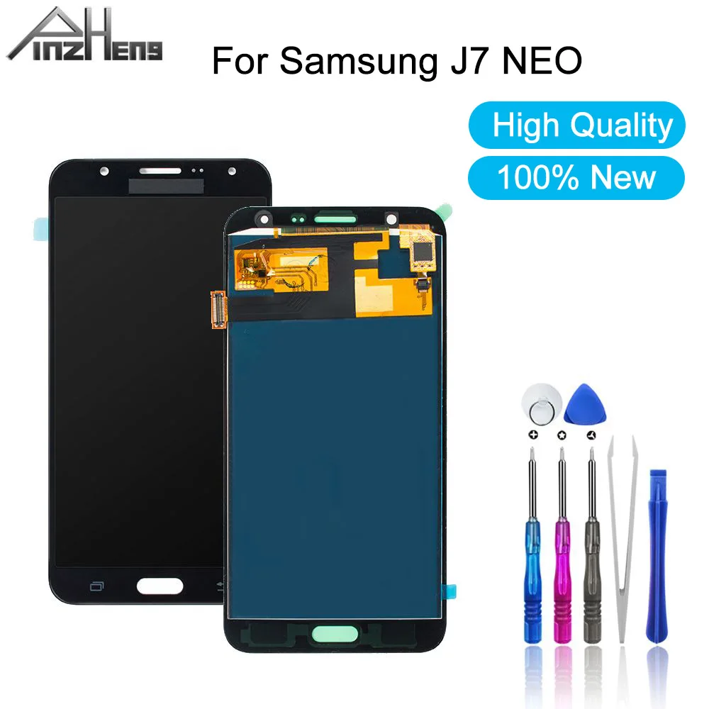 

PINZHENG Phone LCD For Samsung Galaxy J7 Neo J701F J701M J701MT J701 LCD Display Touch Screen Digitizer Assembly Replacement