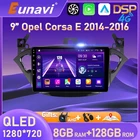 Eunavi 2 Din Android 10 автомобильный dvd Аудио мультимедийный стерео плеер для Opel Corsa E 2014 2015 2016 GPS навигация Авто 4G 64GB WIFI