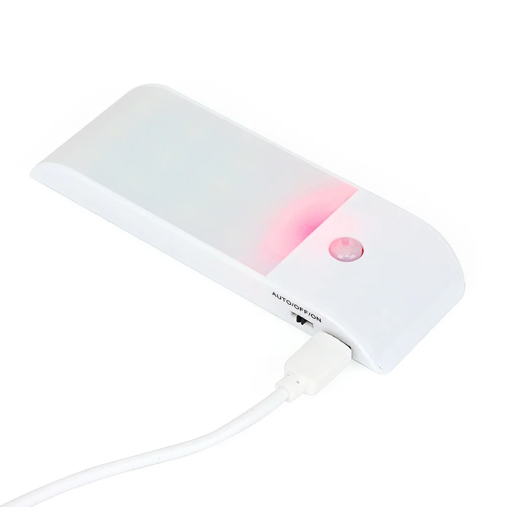 Night Light Stick Magnetic Strip USB LED Motion sensor Detector for stairway drawer under-cabnet pantry wardrode bookshelf | Освещение