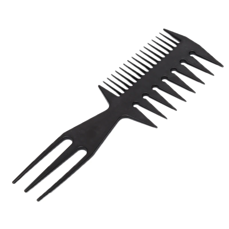 

Big Teeth Double Side Tooth Combs Barber Hair Dyeing Cutting Coloring Brush Fish Bone Shape Hair Brush Man Hair Styling Tool