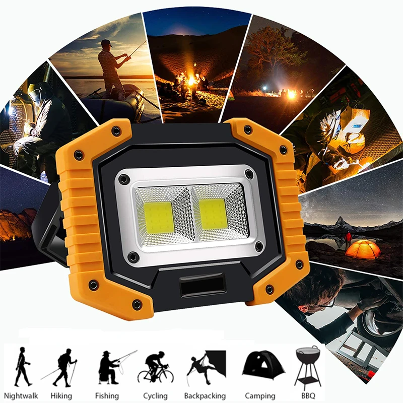 120 Вт светодиодный портативный Точечный светильник 5000лм супер яркий рабочий