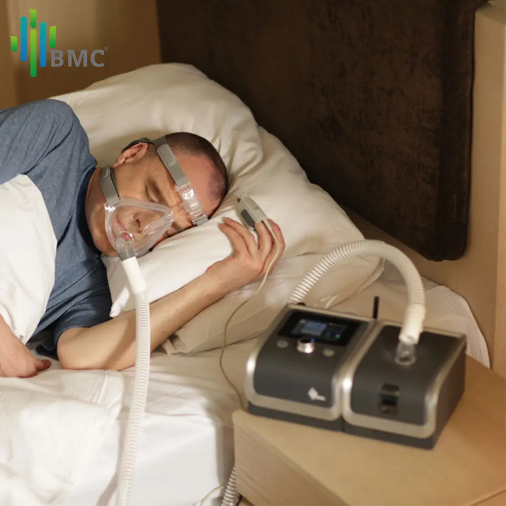 BMC горячая Распродажа T 25A 25T Y 30T GII BPAP Bilevel CPAP терапия апноэ хобд с полной маской для - Фото №1