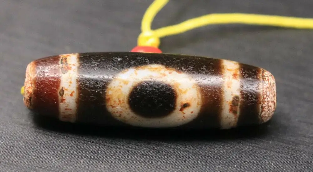 Бусидны Super Energy Тибетский Старый Агат небесные и земли Зи амулет 37 мм LLZB LKbrother Talisman