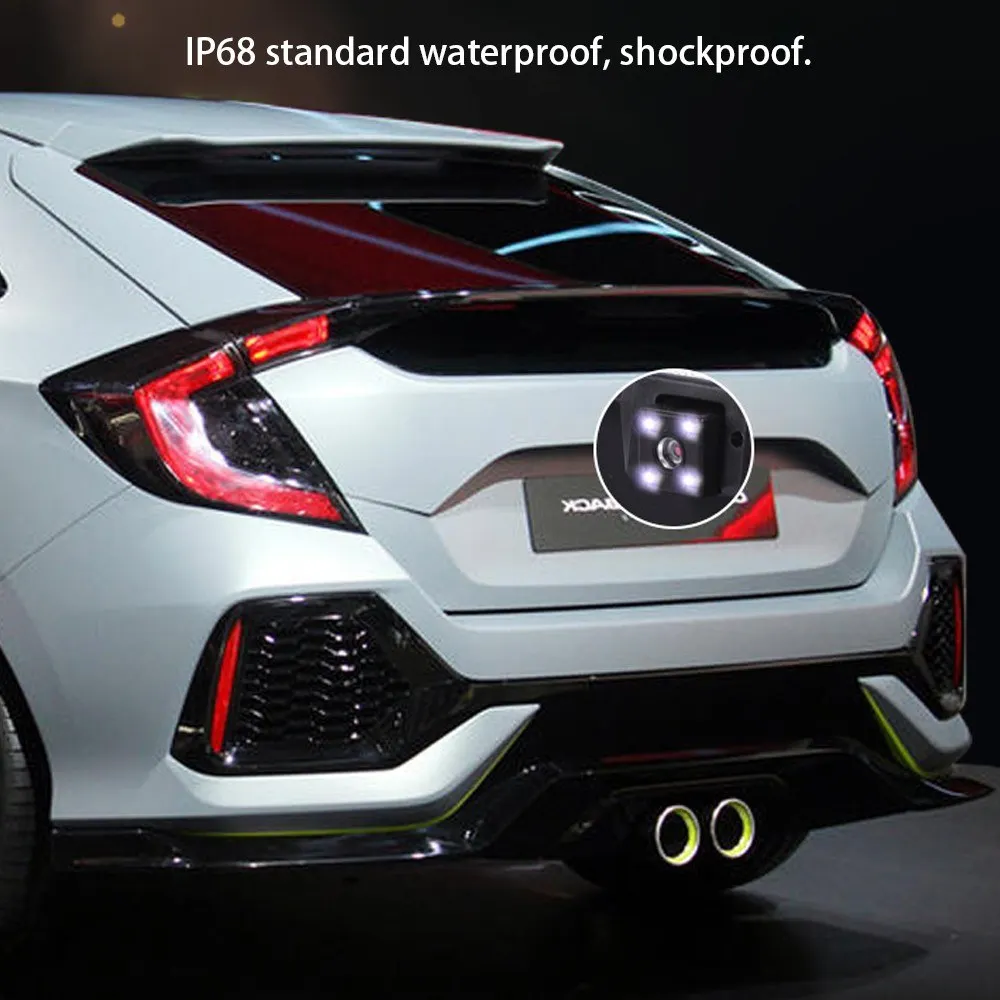 Рамка для автомобильного номерного знака ЕС HD камера заднего вида с ночным