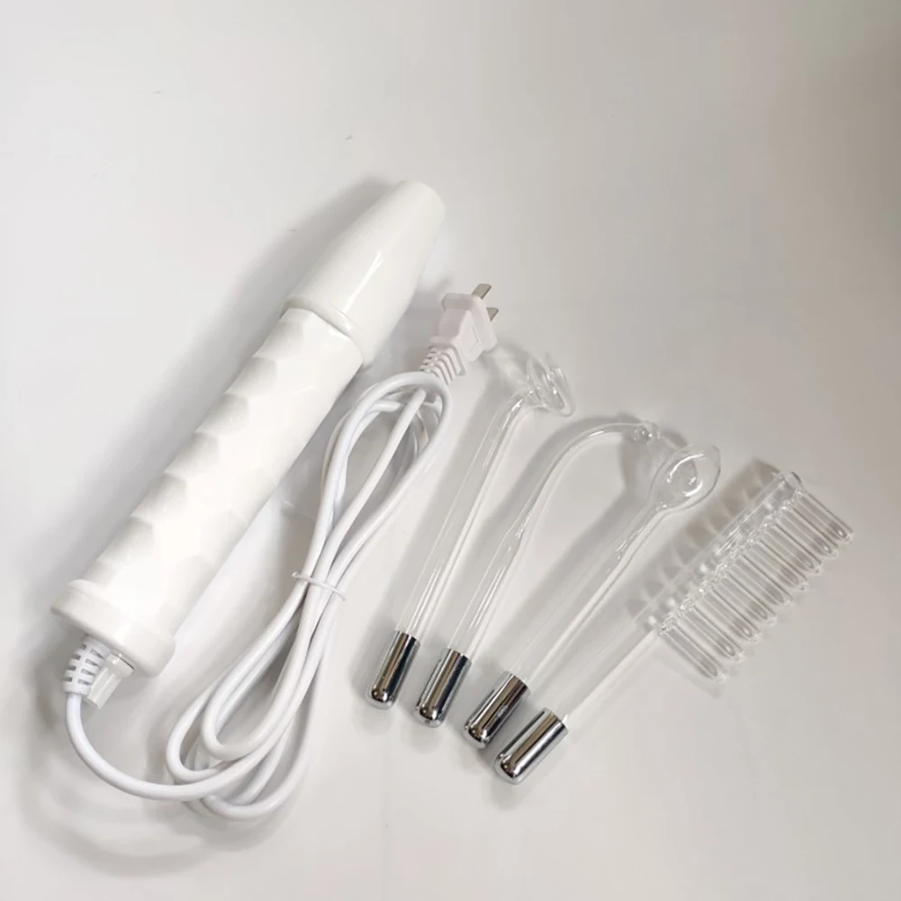 

High Frequency Electrode Wand Electrotherapy Glass Tube Beauty Device Acne Spot Remover Skin Care Spa 4 In 1