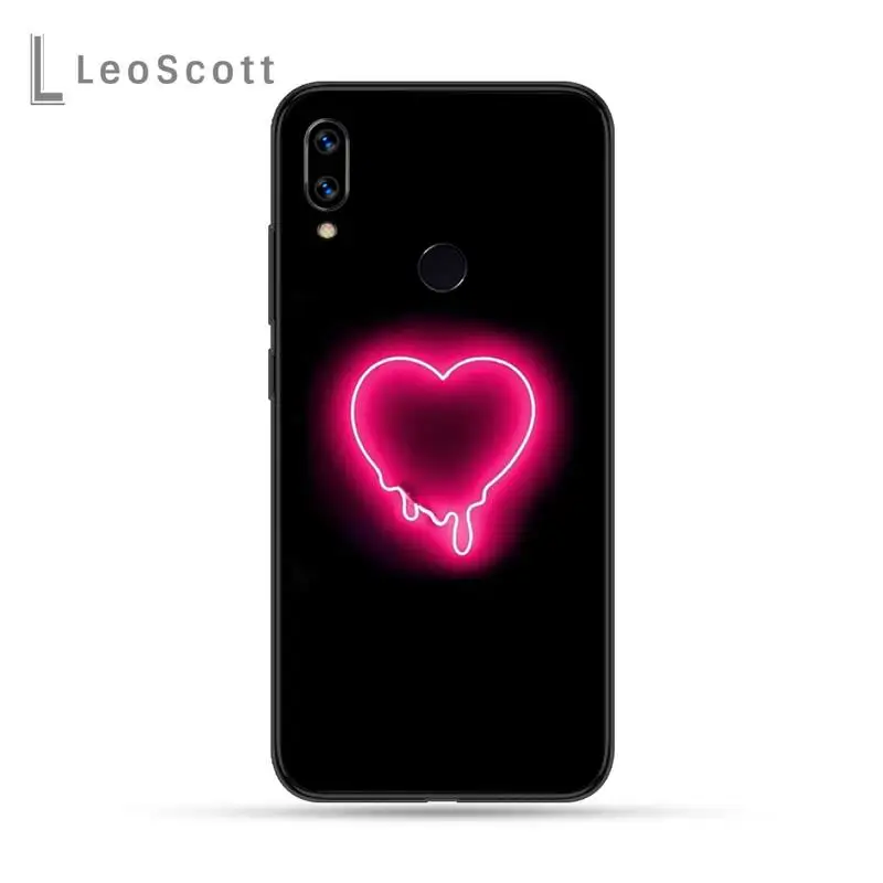 

Black simple crown Phone Case For Xiaomi Redmi Note 4 4x 5 6 7 8 pro S2 PLUS 6A PRO