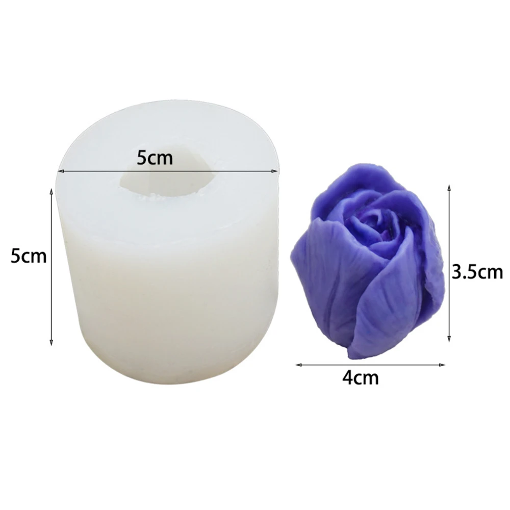 

3D Tulip Candle Mold Handmade DIY Flower Soap Silicone Mold Chocolate Cake Mold Silicone Mold Soap Forms Soap Making Supplies