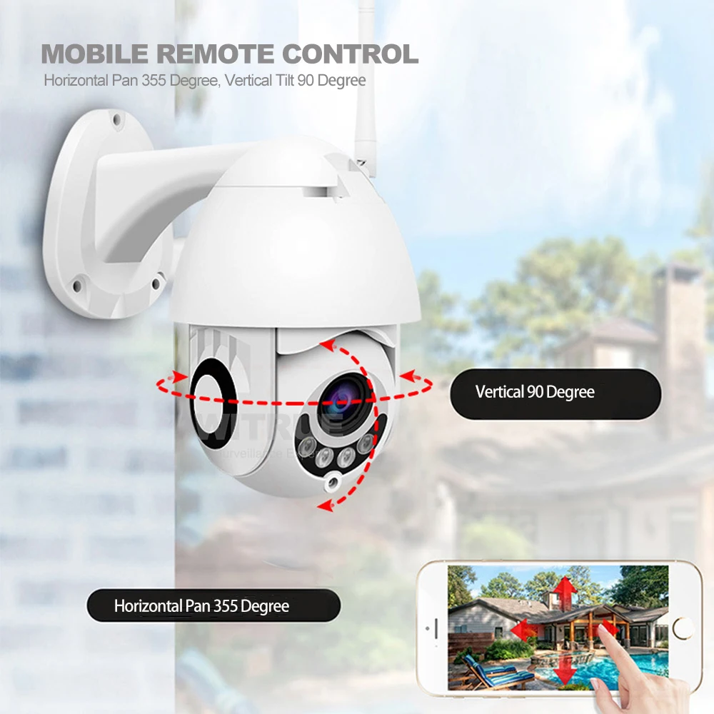 Panoeagle Wi Fi камера наружная PTZ IP 1080 p скоростная купольная CCTV безопасности ip WIFI