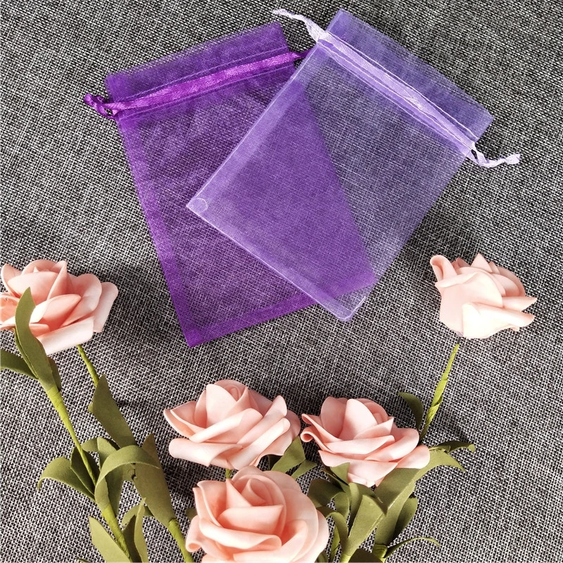 100 шт. органза прозрачная марля для ювелирных изделий 5*7 7*9 9*12 10*15 см|Подарочные