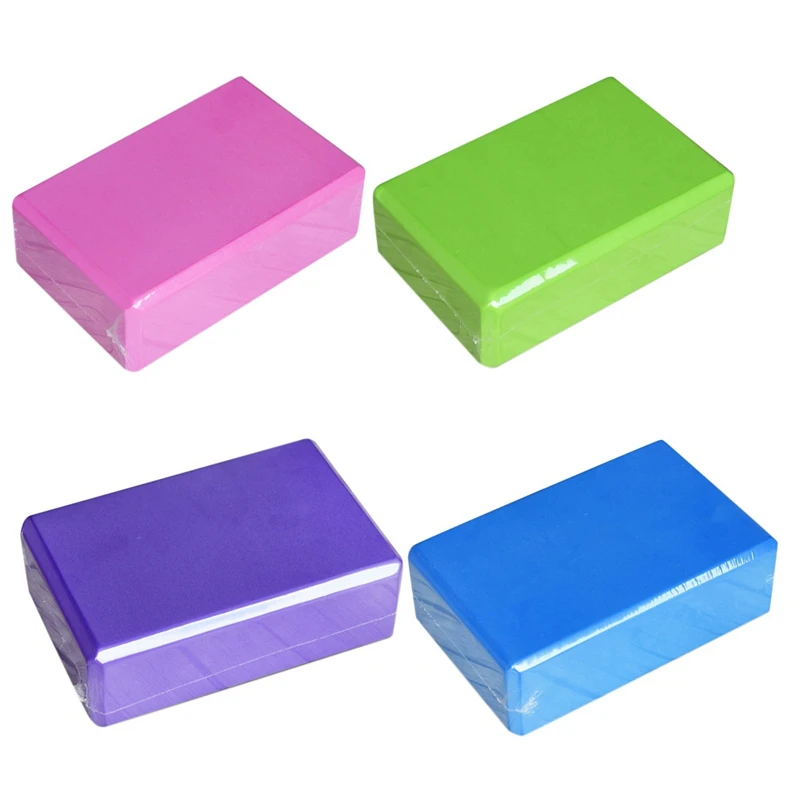 

NEW-4 Piece Yoga Bricks High Density Environmentally Friendly Yoga Supplies Dance Practice Aids Fitness Bricks