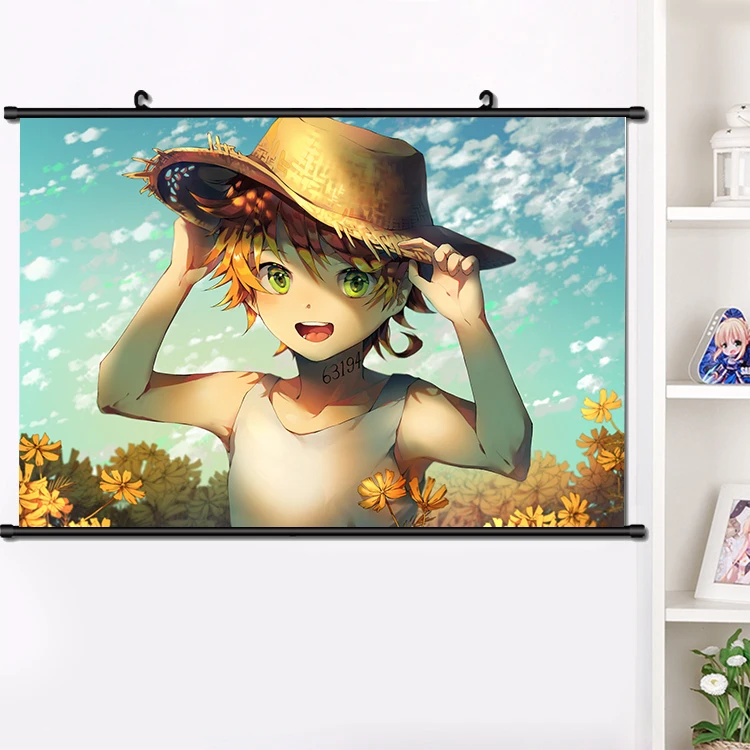Аниме обещанные Neverland Yakusoku no Neverland Норман Эмма Рей Фил Изабелла настенные подвесные плакаты украшение дома 40*60 см - Цвет: M