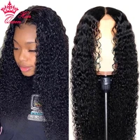 deep wave lace front human hair wigs pre plucked for black women peruvian hair 13x4 lace frontal wig queen hair official store