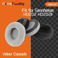 homefeeling velour earpads for sennheiser hd202 hd202ii headphones earpad cushions covers replacement