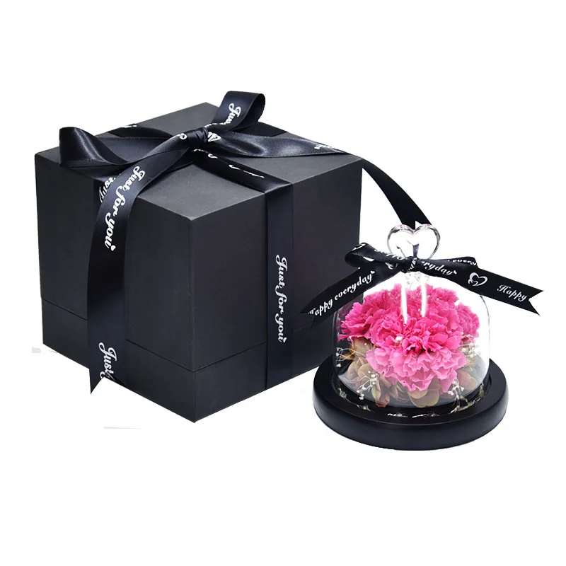 

Nature Dried Flower Preserved Fresh Eternal Carnation Mother's Day Gift Wedding/ChristmasHome Decoration Natale Decorazioni