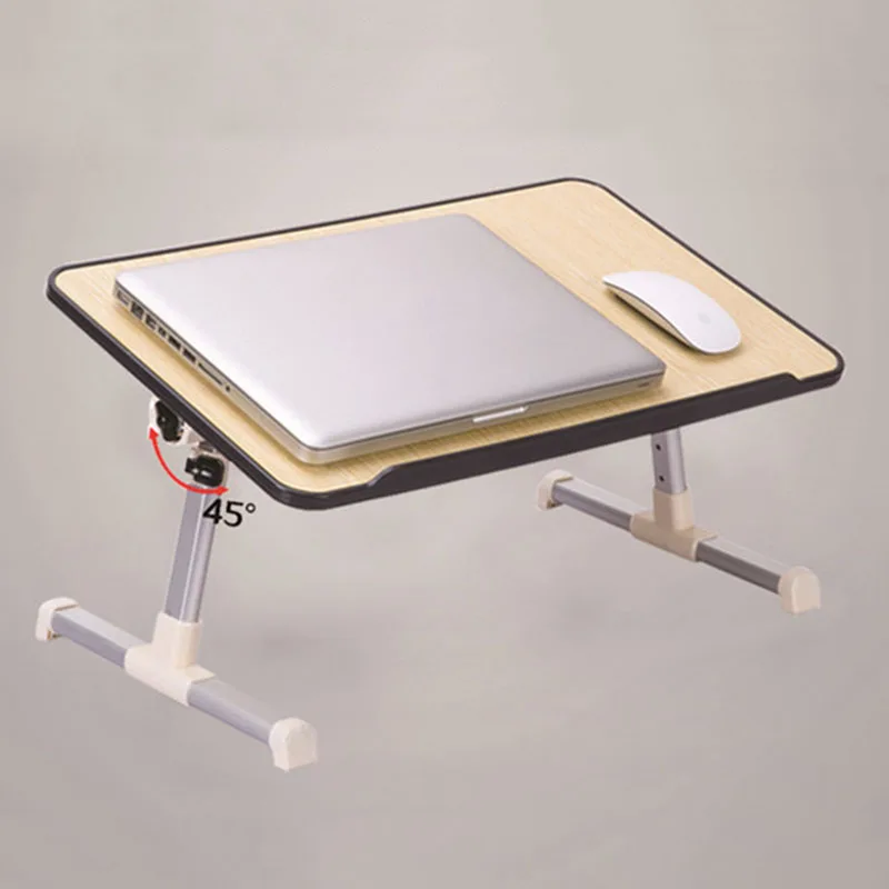 

Simple Laptop Table Bed Desk Students Dormitory Reading Studying Desk Folding Lifting Computer Desk Small Table