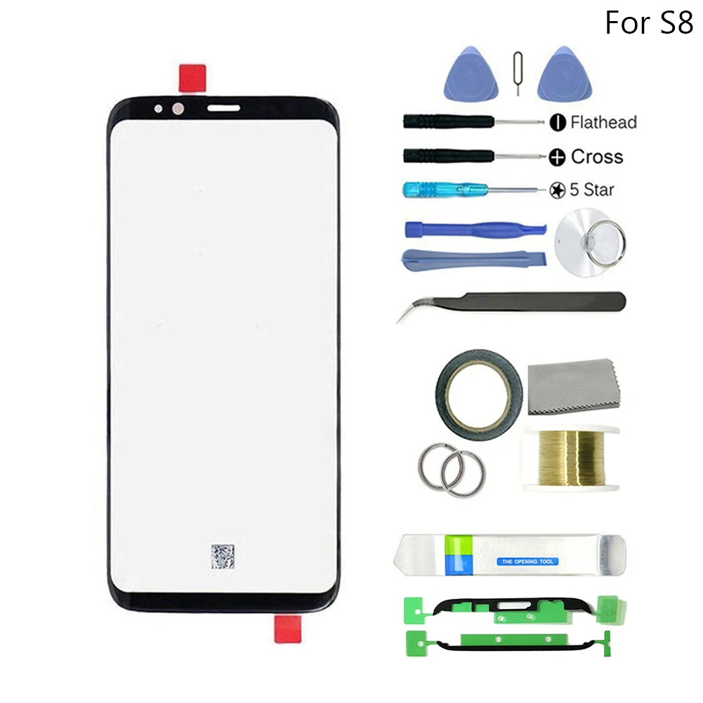 Outer Front Glass Lens Screen Replacement Repair Tools Kit for Samsung Galaxy S8/S10e/S10/S9 | Мобильные телефоны и