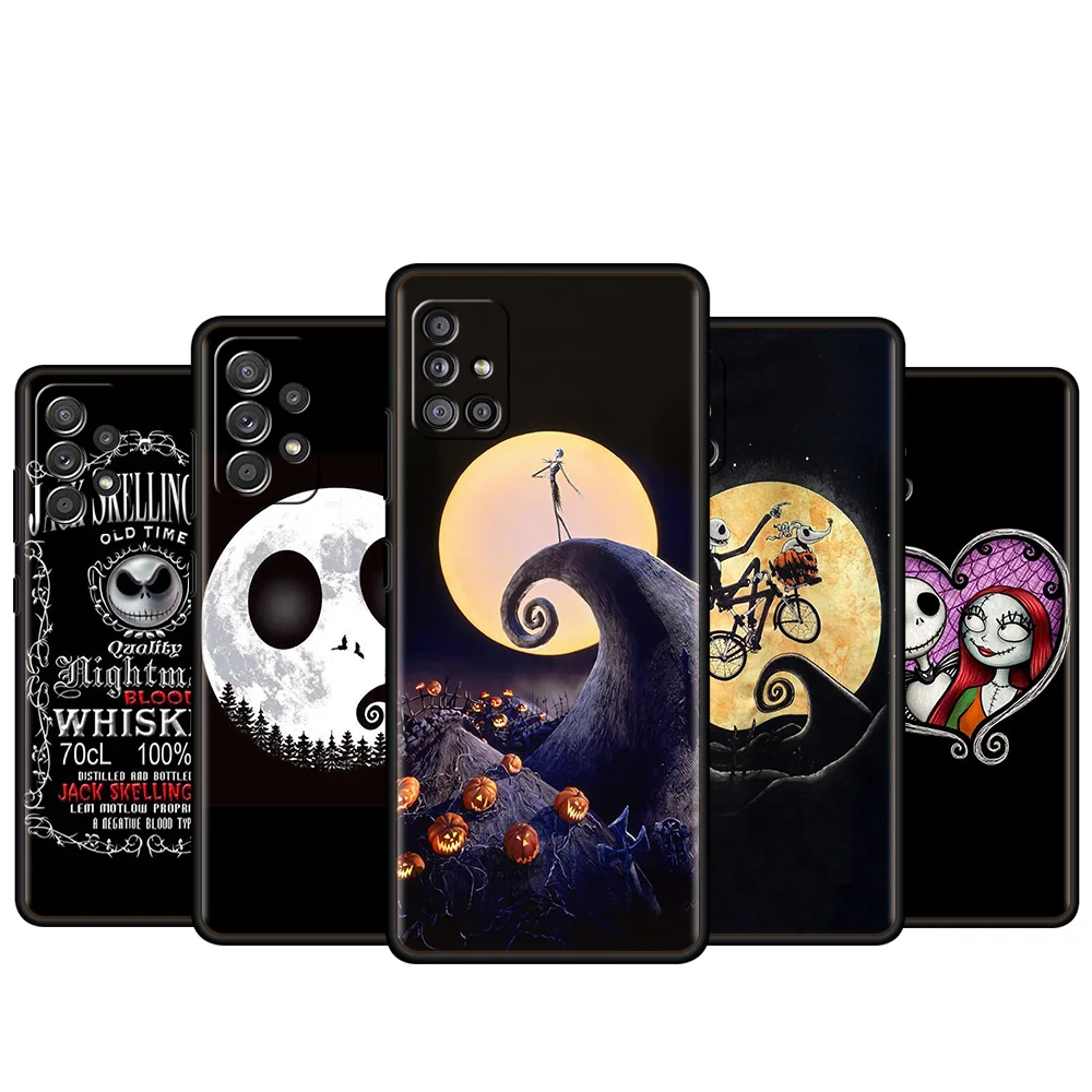 

Disney Cover For Samsung Galaxy A51 A72 A71 A91 A41 A42 A52 A52s 5G Silicone Case Soft Fundas Capa Nightmare Before Christmas