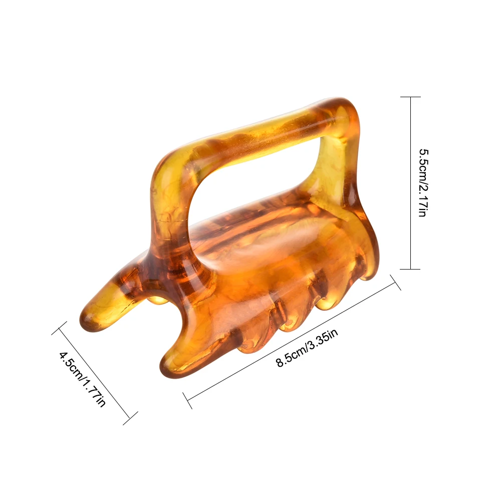 

SPA Scraping Massager Tool Beeswax Body Spine Cervical Vertebra Physical Portable Reflexology Therapy Resin Trigeminal Massage