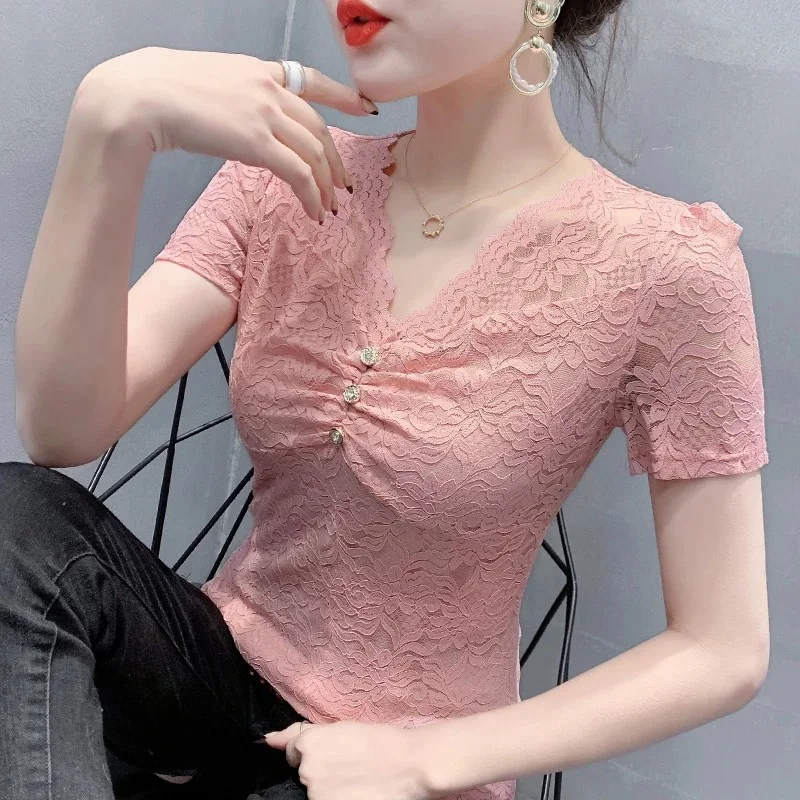 

Женская хлопковая модная розовая футболка из хлопка, топы с коротким рукавом, футболка