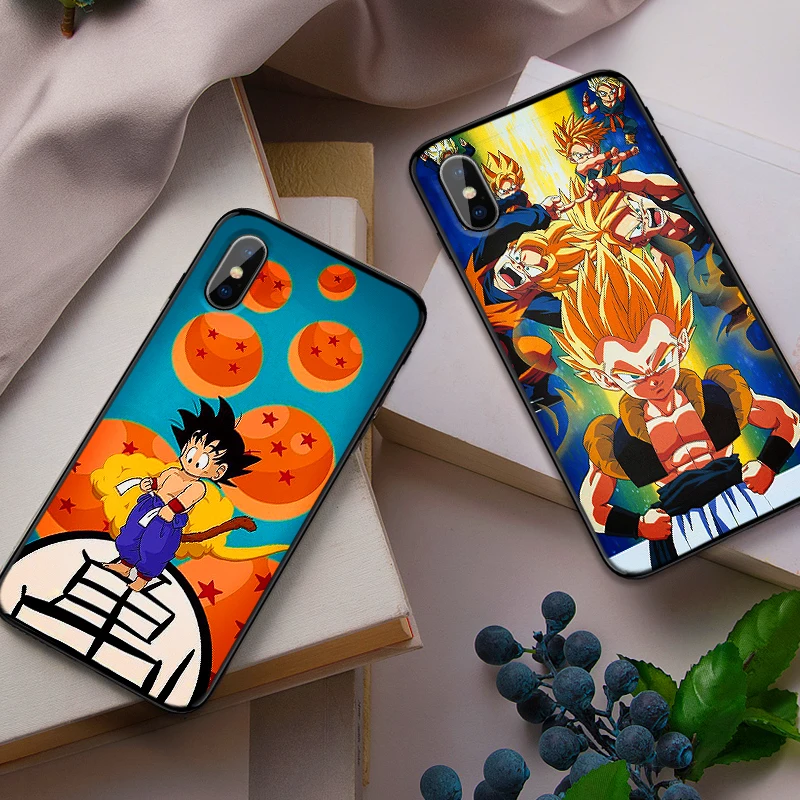 Мяч Дракон аниме Гоку Мягкий силиконовый чехол для iPhone X XS Max XR 7 8 6 6s Plus TPU задняя