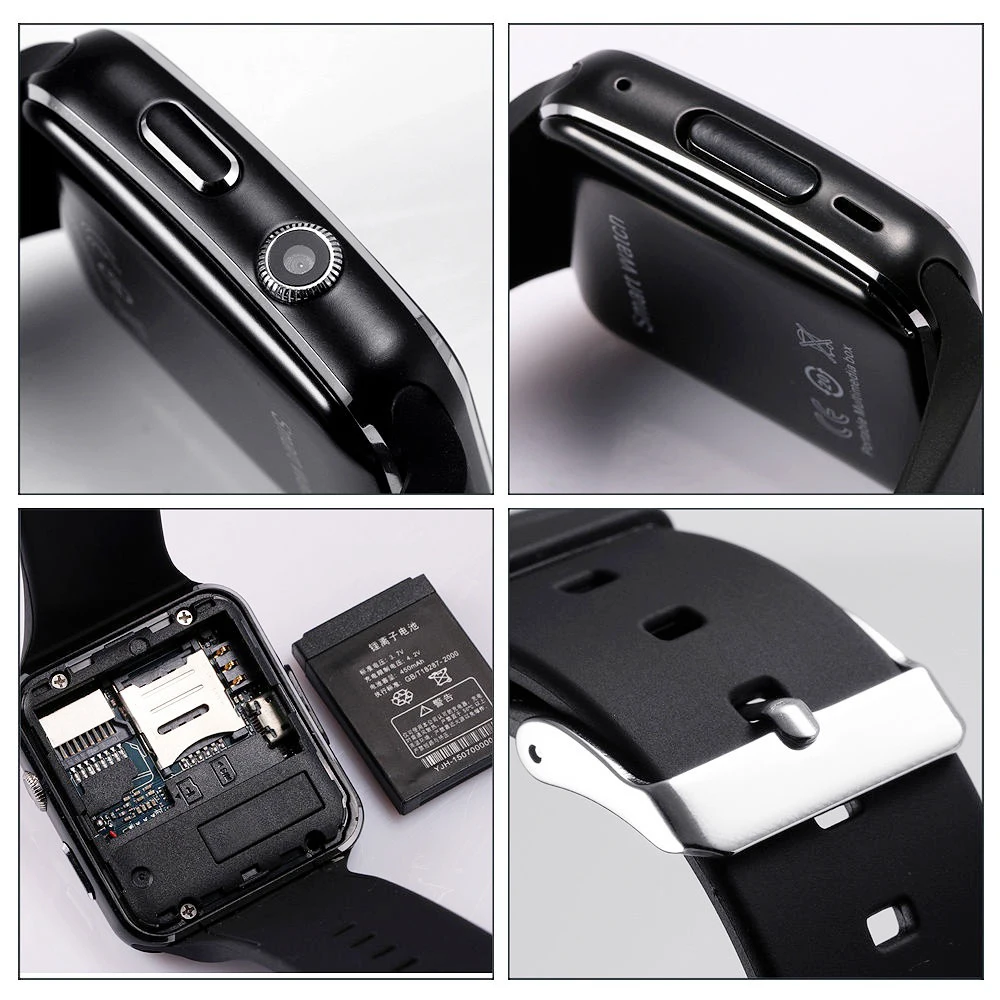 Умные умные часы X6 поддержка SIM карты TF Bluetooth музыкальная камера