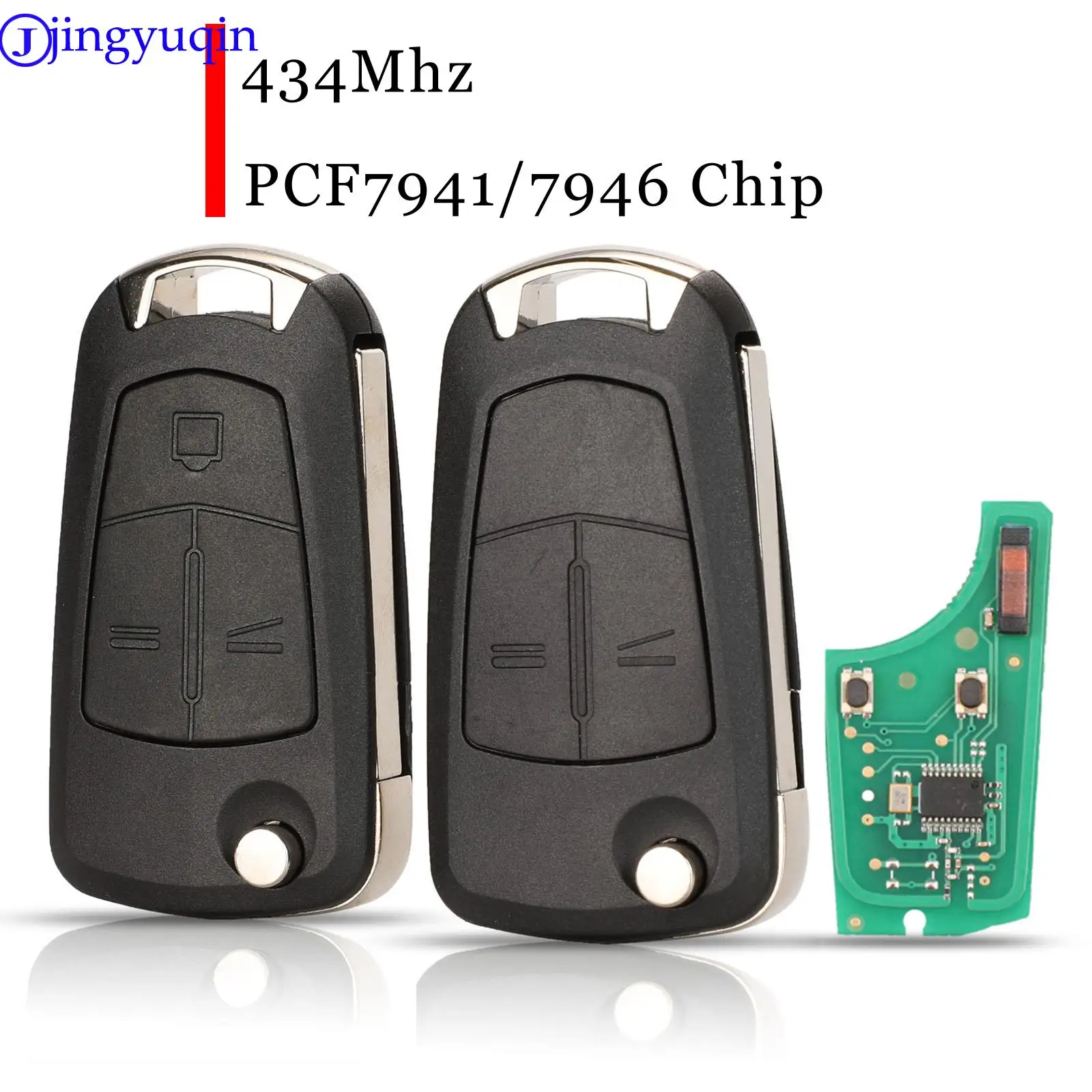 

Автомобильный ключ jingyuqin PCF7941/PCF7946 для Opel Vauxhall Astra H 2004-2009 Zafira B 2005-2013 PCF7946 для Vectra C 2002-2008