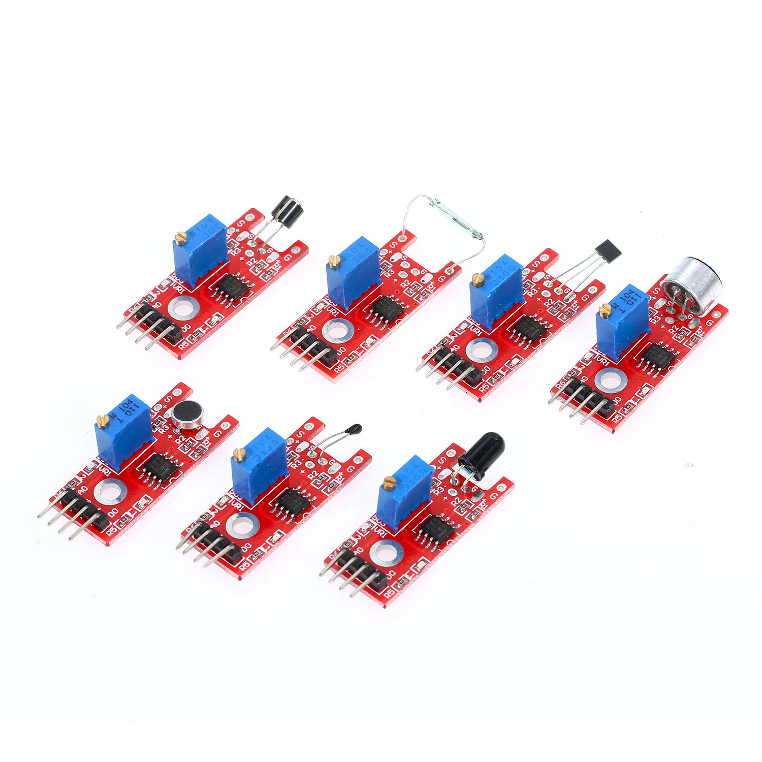 37 шт. Сенсор комплект совместим с Arduino стартер хранения Чехол в 1 модуль