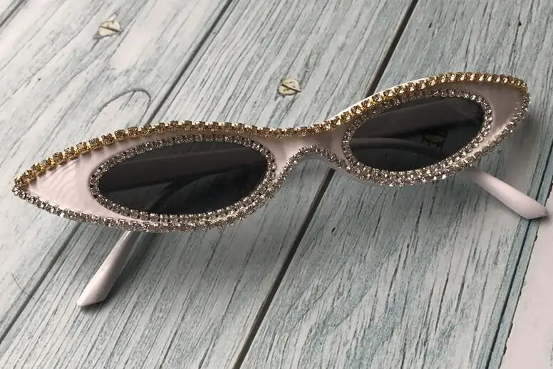 

Модные пикантные оригинальные подходит для дам с бриллиантом солнцезащитные очки "кошачий глаз", солнцезащитные очки, женские очки солнцез...