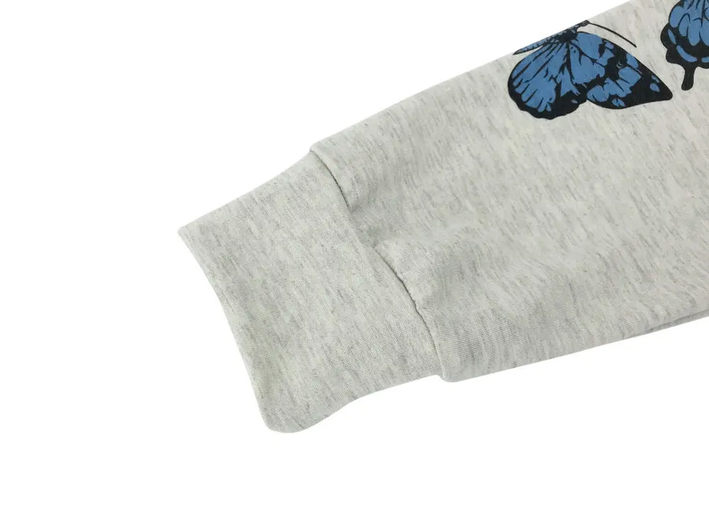 

Fashion Autumn Women Sweatshirt Loose Round Neck Long Sleeve Pullover Butterfly Print Hoodies Casual Feamle Clothing Streetwear