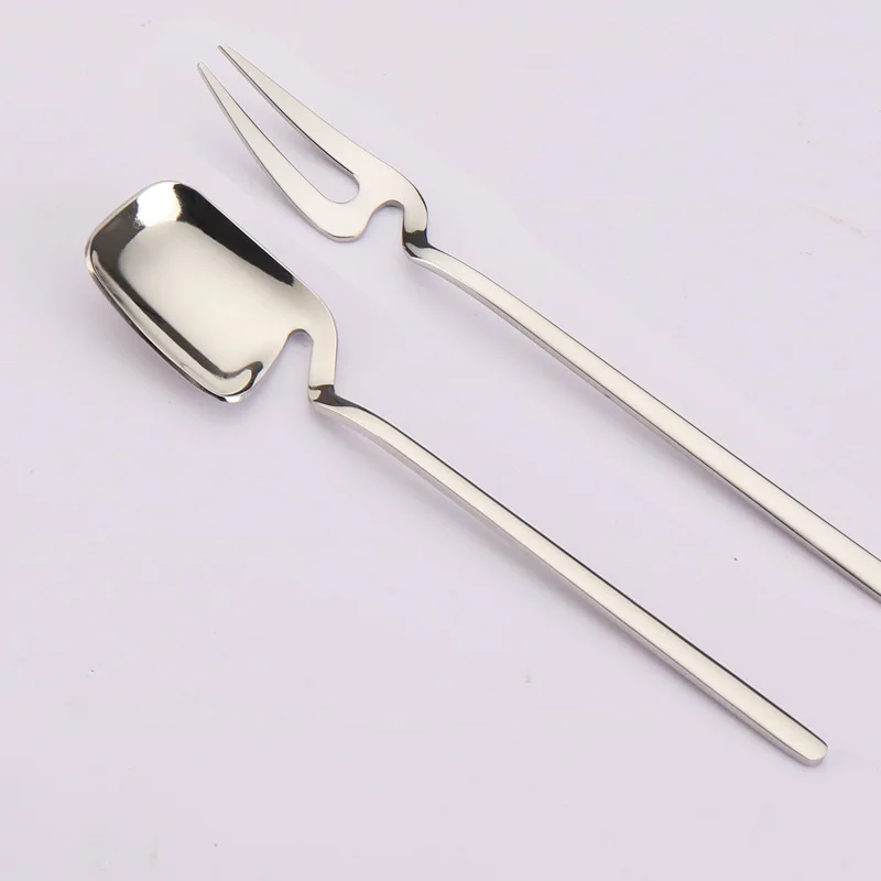 

Настенная вилка-ложка для кофе KATELV золотистая