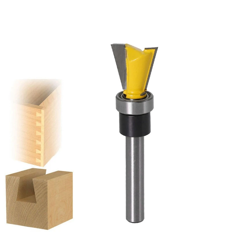 Твердосплавная фреза для работ по дереву 1/4 дюйма х 5/8 10 градусов|Фреза| |