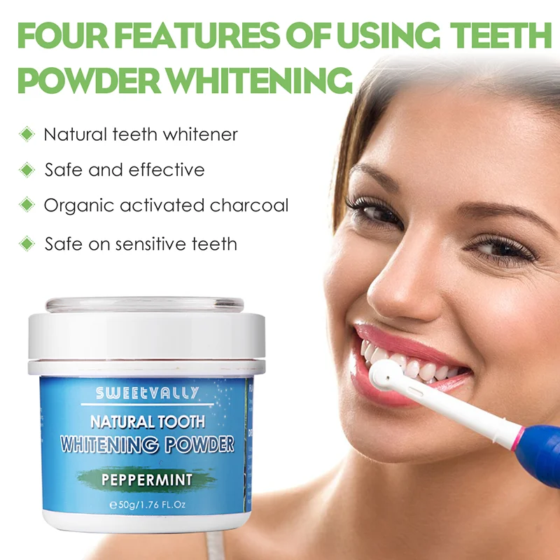 50 г органический активированный уголь порошок для отбеливания зубов полное