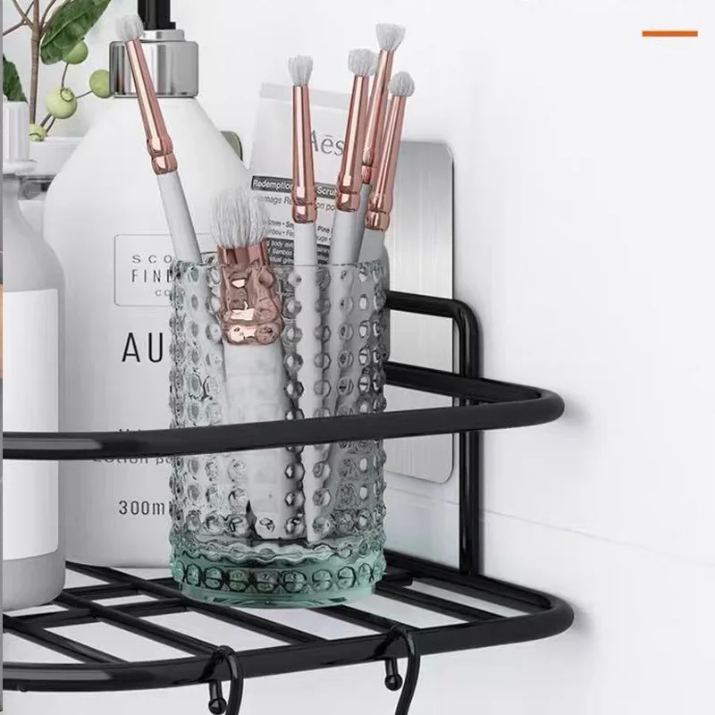 Полка для ванной комнаты кухонный органайзер полки угловая рамка железный