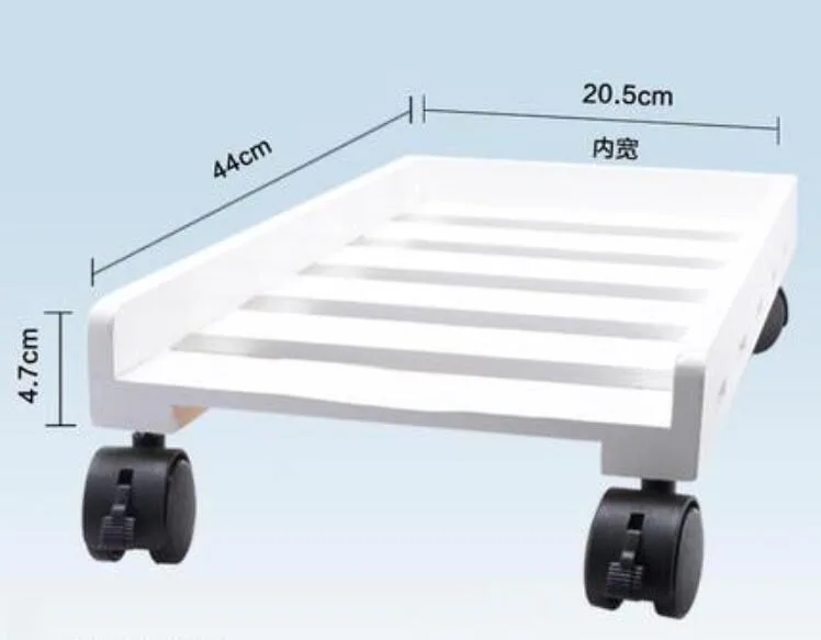Solid wood computer host tray PC bracket Mobile cooling CPU holder |