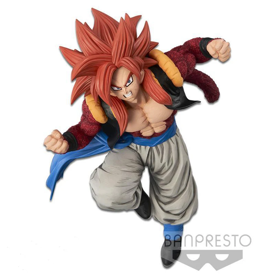 

Original Banpresto D B GT Super Saiya SSJ4 Gogeta Action Figures Collectible Model Doll Toys Anime Figurals Brinquedos