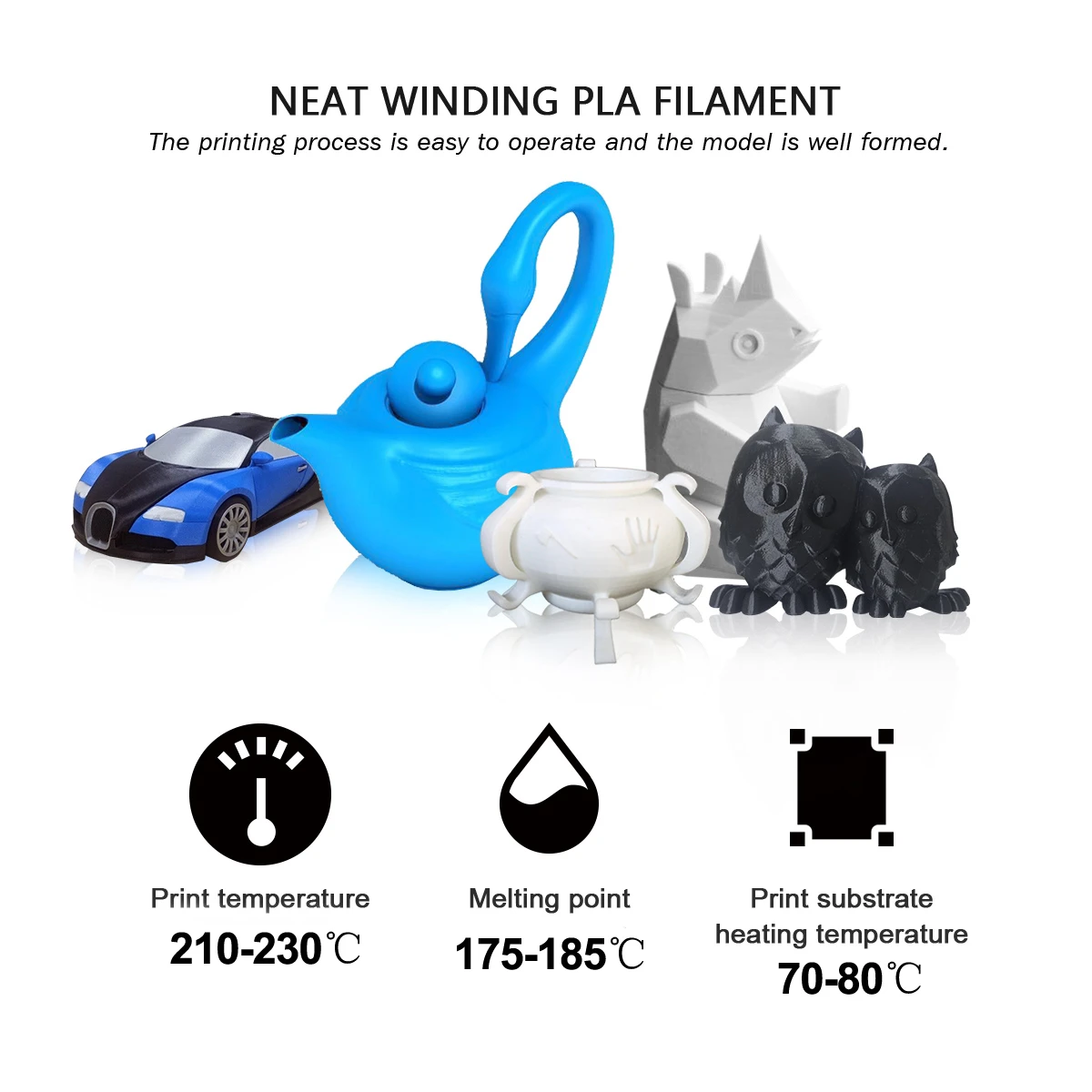 Нить для 3D принтера Enotepad SPLA нить 1 75 мм точность измерения +/ 0 02 кг 330 м фунта