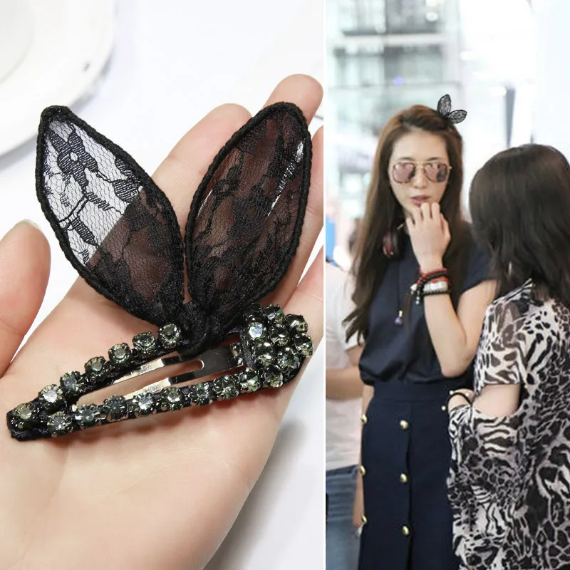 Модные кружевные Стразы для женщин и девушек шпильки волос заколки головные