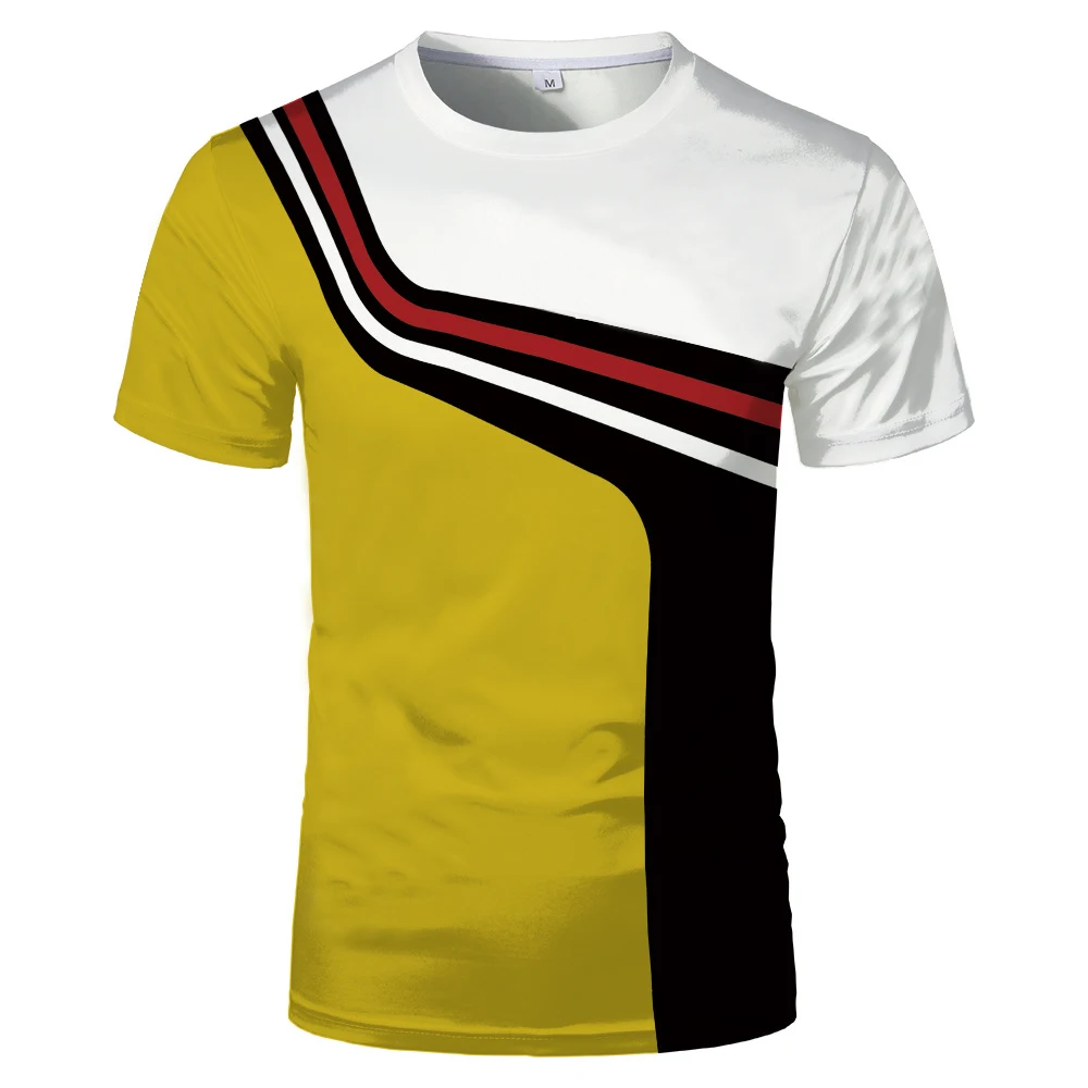 

Мужская Уличная мода, новинка, летние популярные спортивные футболки с коротким рукавом и круглым воротником с 3D-принтом для мужчин и женщи...