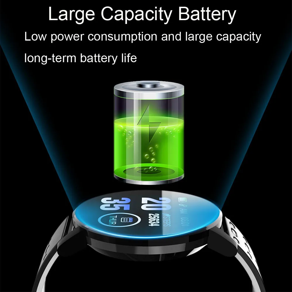 

Round screen multi-function watch Bluetooth call reminder sports business pedometer heart rate sleep monitoring sports luxury SM