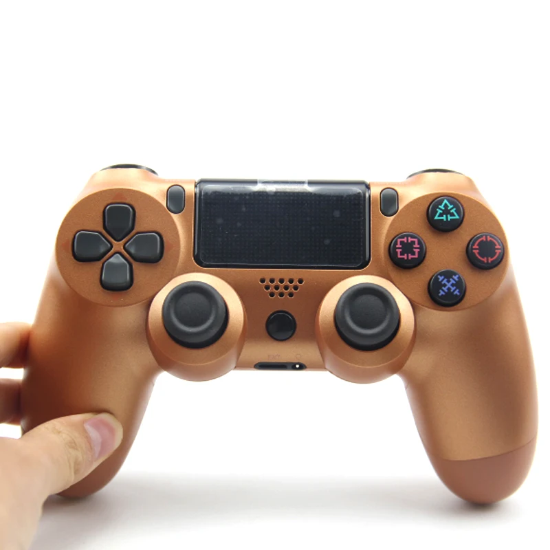 Copper Для беспроводного геймпада контроллер для Playstation Dualshock PS4 4 Bluetooth джойстик геймпады для PS4/PS4 Pro Silm PS3 PC Игры - Цвет: Copper
