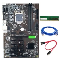 b250 btc mining motherboard lga115 pci e 3 0 with ddr4 8gb 2666mhz ramrj45 network cablesata cable for miner mining