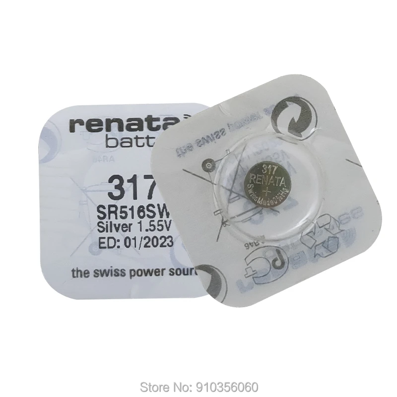 3 шт. Renata 377 100% оригинальный новый долговечные SR626SW SR626 V377 часы кнопка батареи