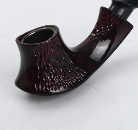 Курительная трубка ручной работы коричневая табачная съемная курительная для