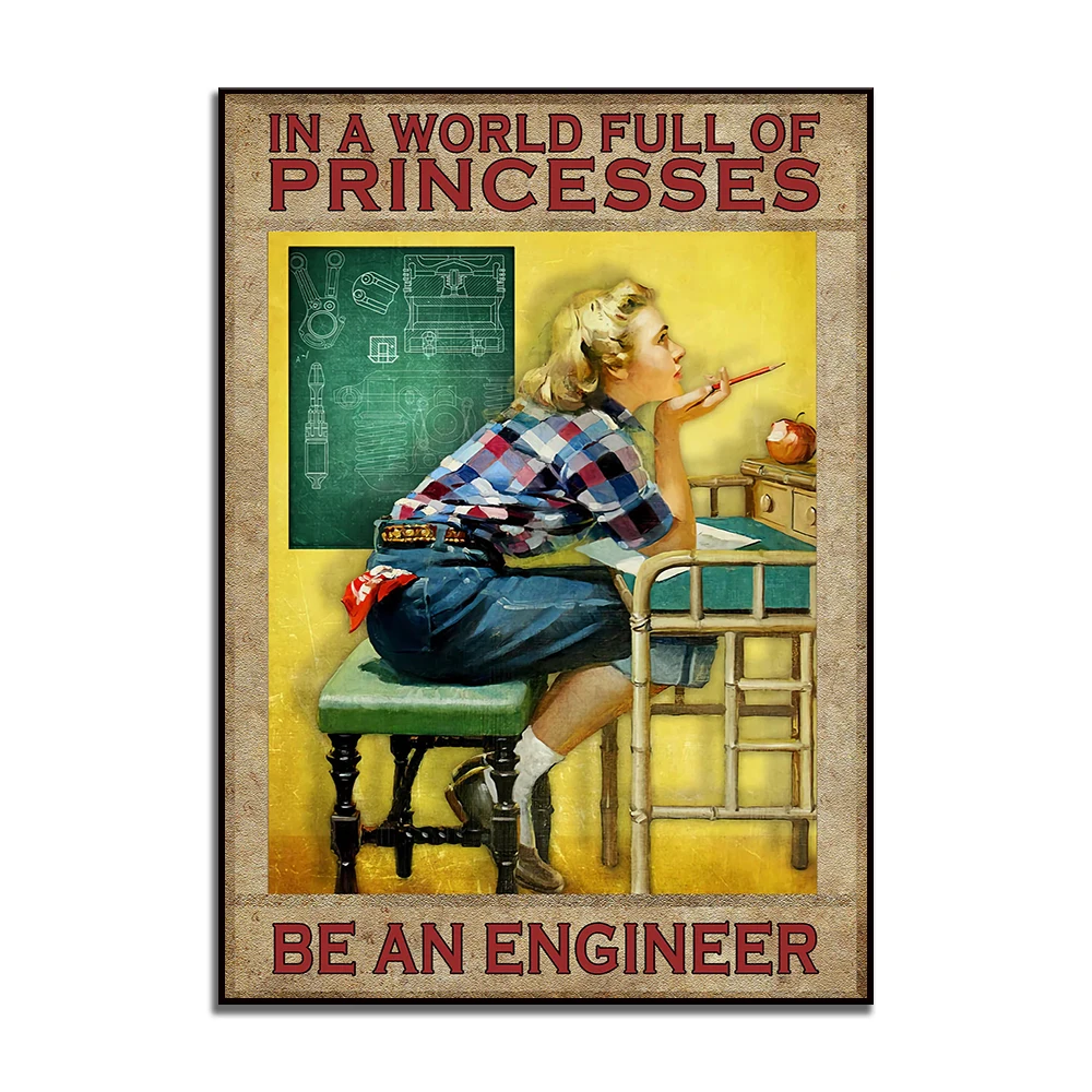 

Плакат "Инженер в мире принцесс", ReachMani