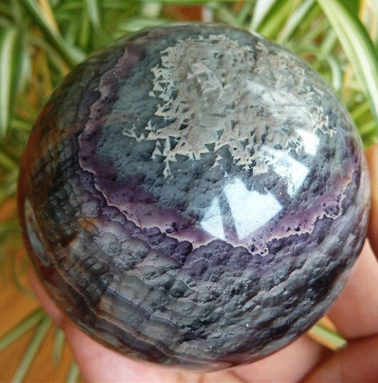 + 508 натуральный флюоритовый кварц хрустальный шар|Статуи и скульптуры| |