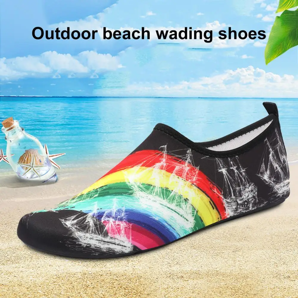 

1 Pair 2021 New Swimming Water Shoes Men Women Beach Camping Shoes Unisex Flat Soft Walking Lover yoga Shoe Non-slip sneakers