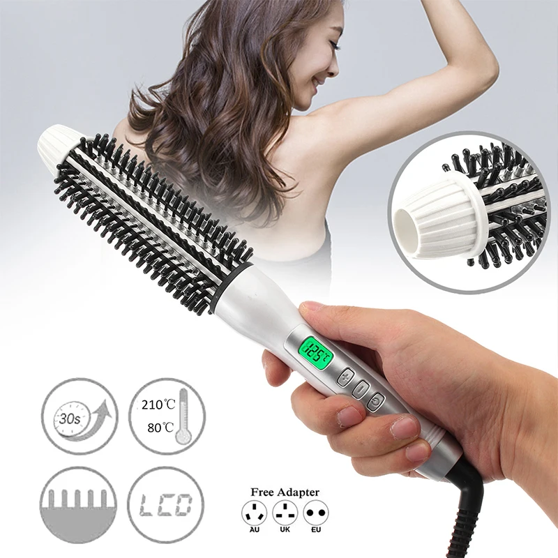 ЖК дисплей Дисплей завивательная палка для волос щипцы завивки Керамика